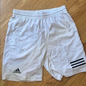 Adidas Men's White Sports Shorts